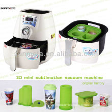 2014 New mini 3d sublimation vacuum heat press machine , shot glass mug printing machine for sale